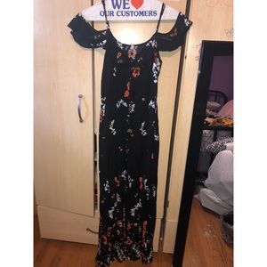 Cold Shoulder Maxi Dress